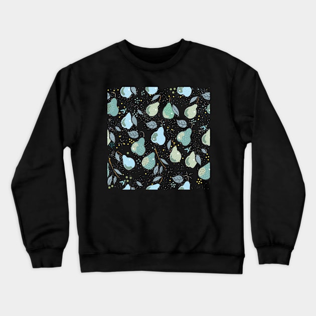 Pear Crewneck Sweatshirt by Kristina Stellar Scandinavian Land